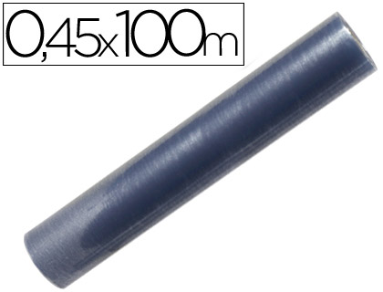 ROLO PLASTICO FORRA LIVROS, 0,45 MT X 100 MT. 70 MICRONS