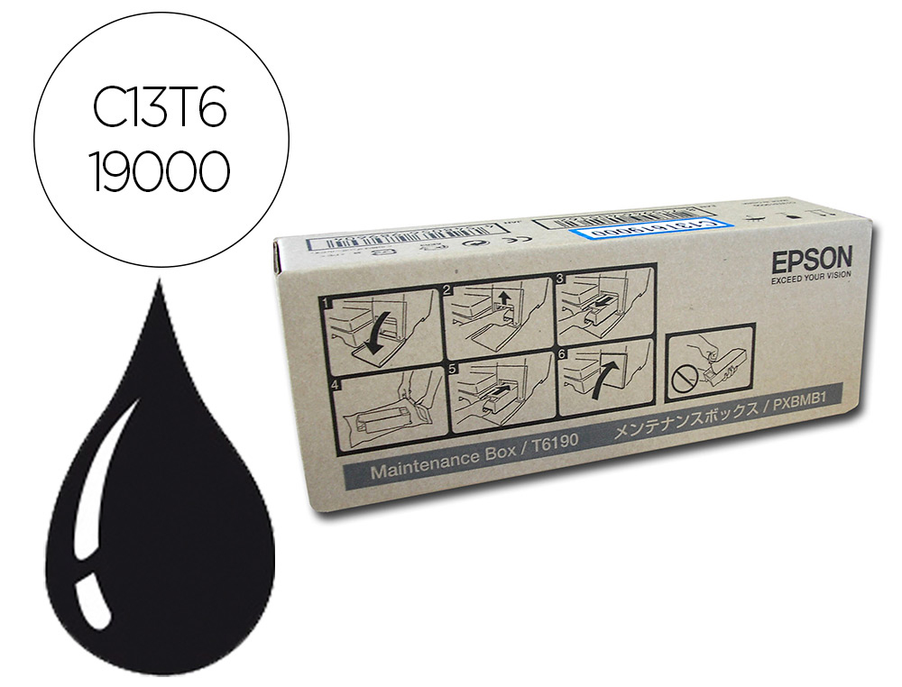 TINTEIRO EPSON CAIXA DE MANUTENCAO T619 SC-P5000 / STYLUS PRO 4900 / BUSINESS INK B300 / B500