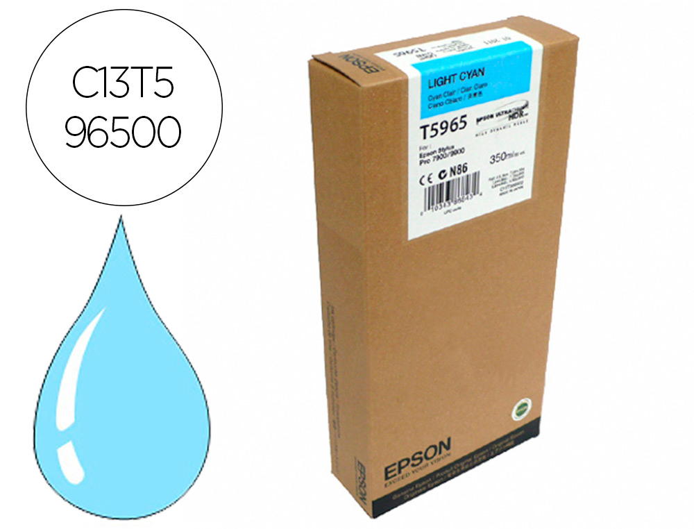 TINTEIRO EPSON GF STYLUS PHOTO 7900/9900 CIAN CLARO