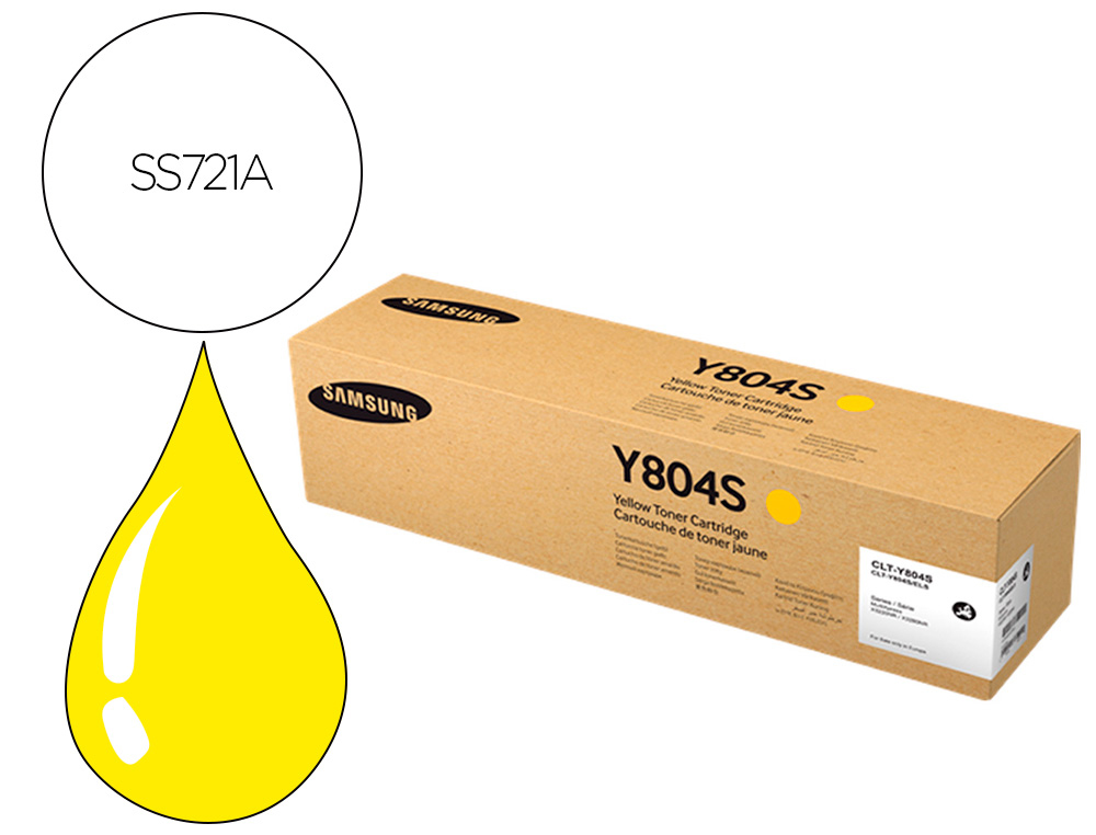 TONER HP AMARELO STANDARD SAMSUNG CLX-9250ND/ CLX-9252NA/CLX-9350ND/ CLX-9352NA CLTY6072S/ELS