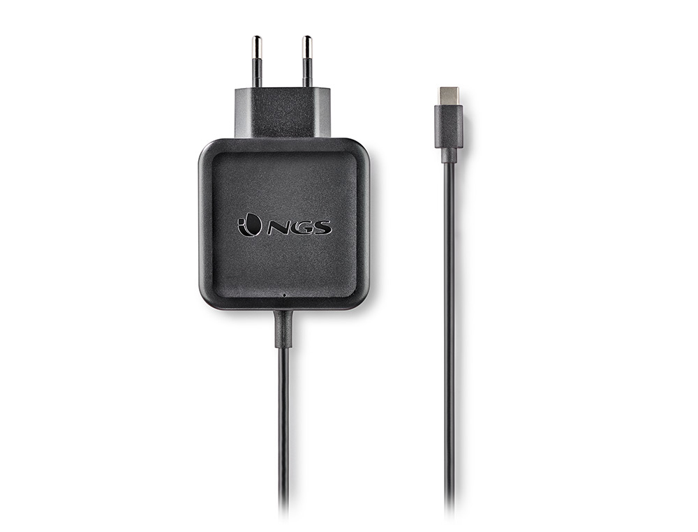 CARREGADOR UNIVERSAL NGS DE PAREDE PARA PORTATIL 45W TIPO C 5V/9V/12V/15V-3A 20V/2,25A
