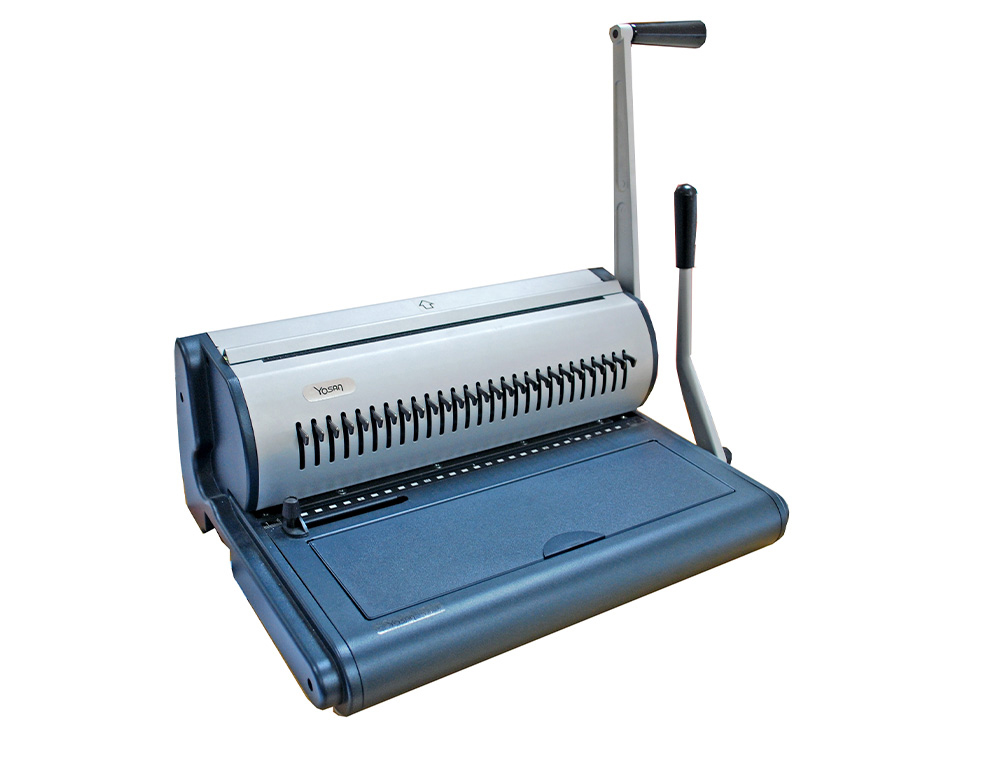 ENCADERNADORA YOSAN W26 WIRE PERFURA ATE 27 FOLHAS ENCADERNA ATE 200 FOLHAS