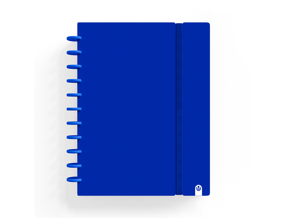 CADERNO CARCHIVO INGENIOX FOAM A4 80 F QUADRICULA AZUL ESCURO