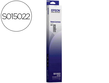 FITA MAQUINA ORIGINAL EPSON PARA LQ-1010/1050/1070+/1170 PRETA