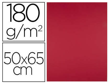 CARTOLINA LIDERPAPEL 50X65 CM 180 GR VERMELHO NATAL