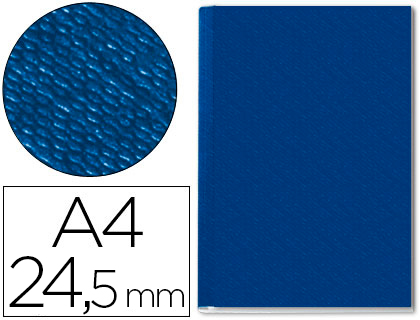 CAPA DE ENCADERNACAO CHANNEL RIGIDA 73960035 AZUL LOMBADA 24,5 MM CAPACIDADE 245 FOLHAS