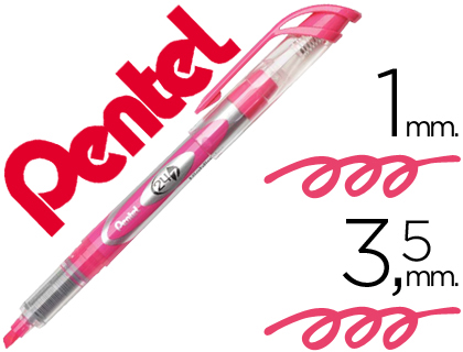 MARCADOR FLUORESCENTE PENTEL SL12 ROSA