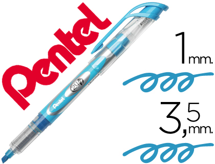 MARCADOR FLUORESCENTE PENTEL SL12 AZUL