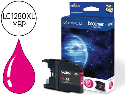 TINTEIRO BROTHER LC-1280XLM MAGENTA -1,200PAG MFC-J6510DW MFC-J6710DW MFC-J6910DW