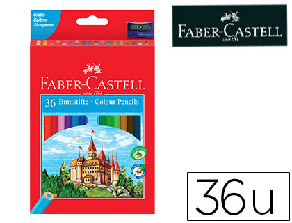 LAPIS DE COR FABER-CASTELL C/36 CORES HEXAGONAL MADEIRA