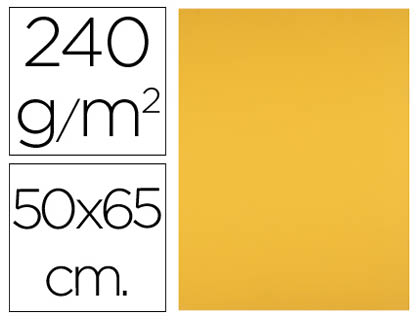 CARTOLINA LIDERPAPEL 50X65 CM 240 GR OURO VELHO
