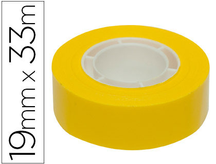 FITA ADESIVA APLI 33 MT X 19 MM COR AMARELO