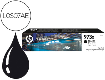 TINTEIRO HP JET 973X PAGEWIDE 452 / 477 / P55250 / P57750 PRETO 10000 PAG