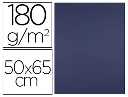 CARTOLINA LIDERPAPEL 50X65 CM 180 GR AZUL SAFIRA