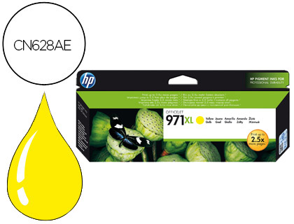 TINTEIRO HP XL CN628AE X451DN X451DW/551DW X476DN X476DW X576DW AMARELO 6.600PAG