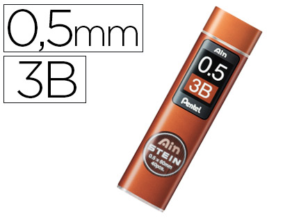 MINAS PENTEL AIN STEIN 0.5 3B ESTOJO COM 40 MINAS