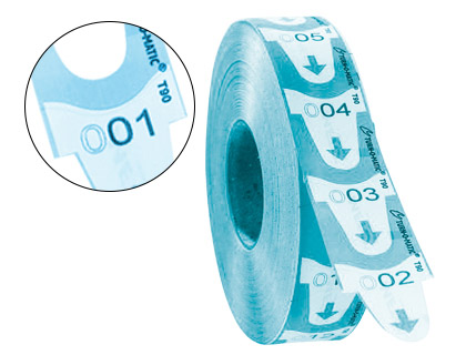 TICKETS TURNOMATIC 31X67 MM COR AZUL ROLO 4000 TICKETS