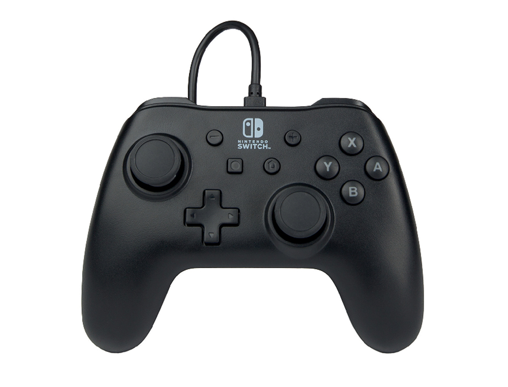 COMANDO NINTENDO COM CABO POWER A PARA SWITCH PRETO