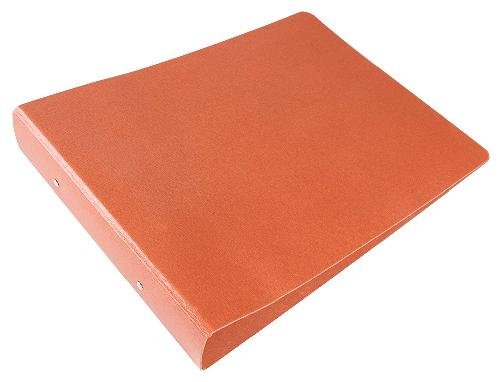 PASTAS ANEIS LIDERPAPEL CARTAO COURO QUARTO AOBAIXO, LOMBADA 55, 2 ANEIS