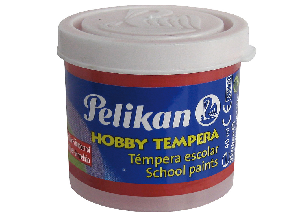 GUACHE HOBBY PELIKAN 40 CC VERMELHAO