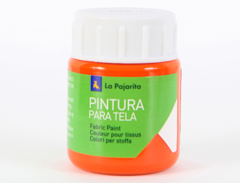 TINTA PARA TELA, 20 ML. LA PAJARITA - ALARANJADO