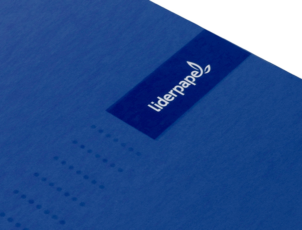 CADERNO ESPIRAL LIDERPAPEL CRAFTY MICRO DIN A4 CAPA FORRADA 120 F 90 GR QUADRICULA 5 MM 5 BANDAS DE CORES 4 CORES COR AZ