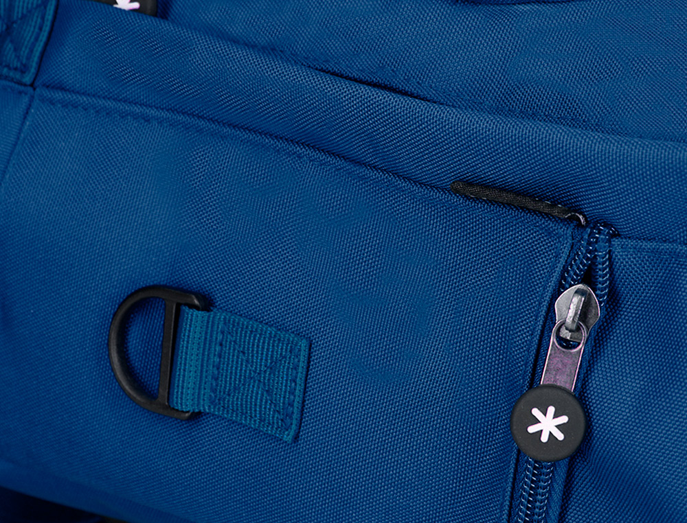 MOCHILA ESCOLAR ANTARTIK COM BOLSO EXTERIOR AZUL MARINHO 270X120X380 CM
