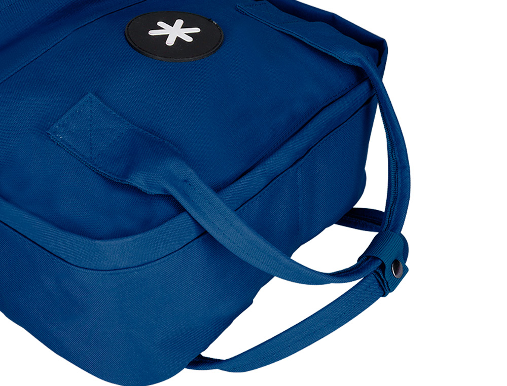 MOCHILA ESCOLAR ANTARTIK COM BOLSO EXTERIOR AZUL MARINHO 270X120X380 CM