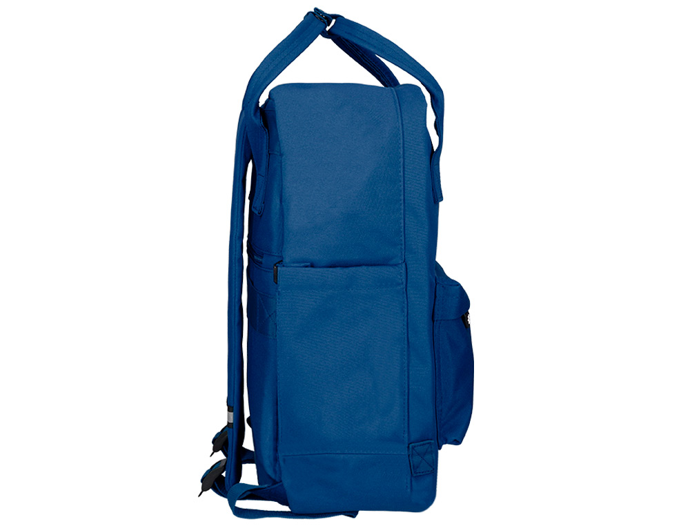 MOCHILA ESCOLAR ANTARTIK COM BOLSO EXTERIOR AZUL MARINHO 270X120X380 CM