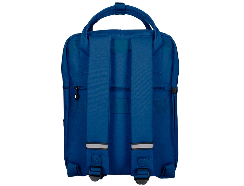 MOCHILA ESCOLAR ANTARTIK COM BOLSO EXTERIOR AZUL MARINHO 270X120X380 CM