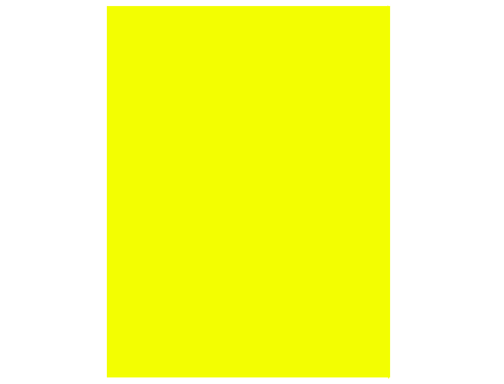 CARTOLINA FLUORESCENTE 50 X 65 CM 230 GR AMARELA