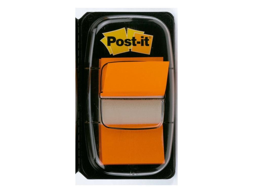 BANDAS SEPARADORAS POST-IT INDEX 3M, 25,4X43,1 MM LARANJA DISPENSADOR DE 50 UNIDADES
