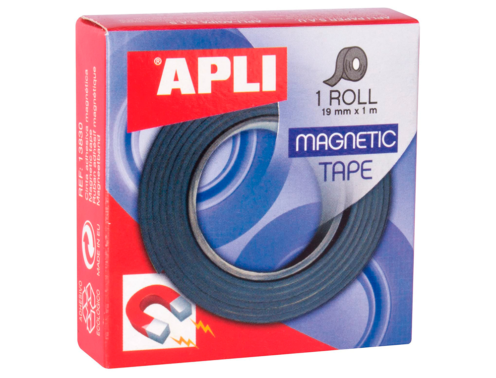 FITA ADESIVA APLI MAGNETICA 19MM X 1M
