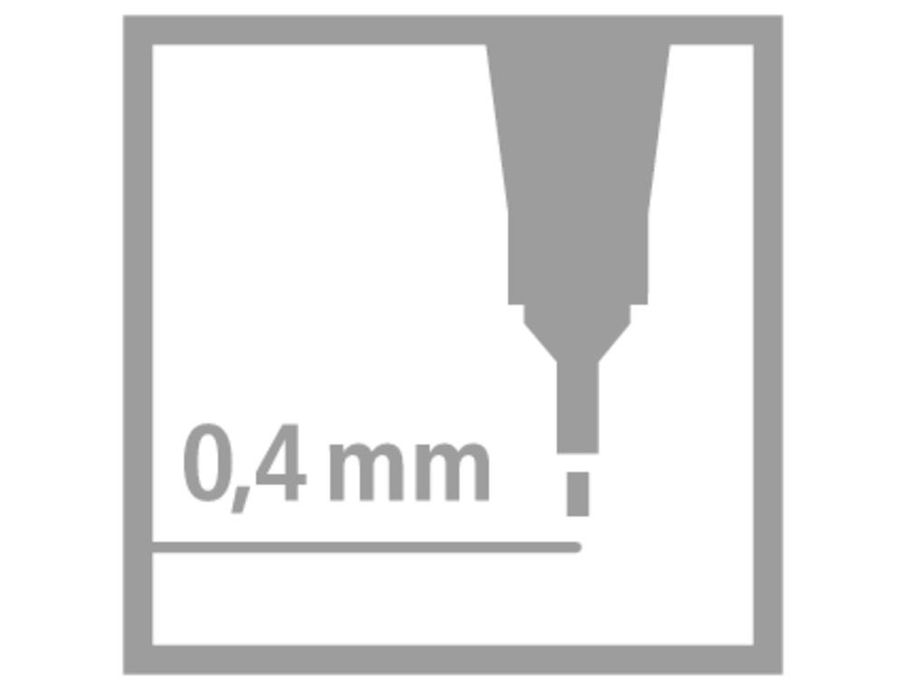 MARCADOR STABILO PONTA DE FIBRA POINT 88 PURPURA 0,4 MM
