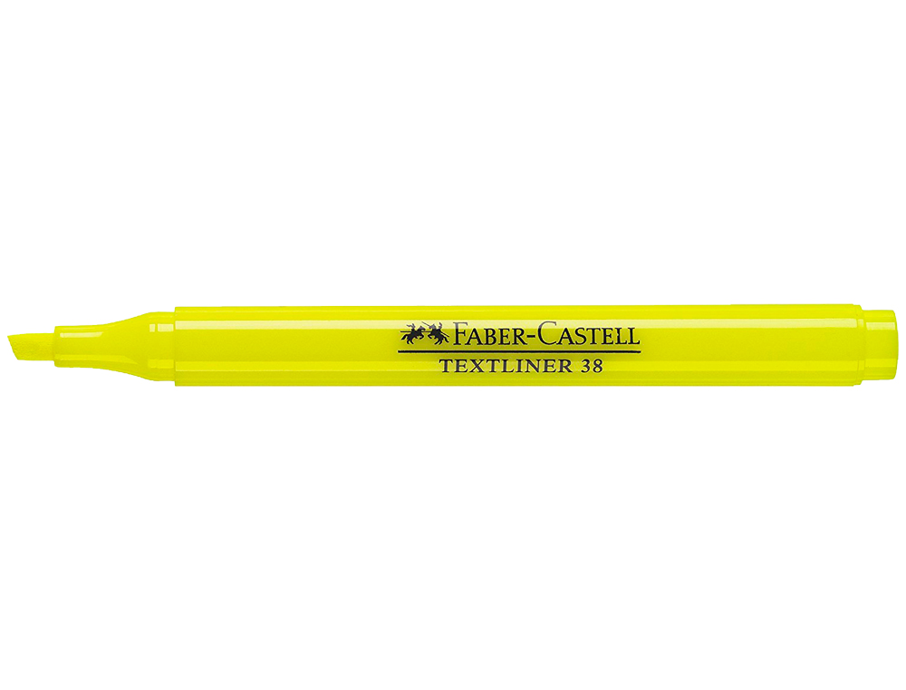 MARCADOR FABER FLUORESCENTE TEXTLINER 38 AMARELO