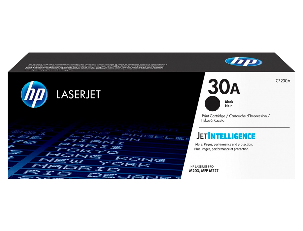 TONER HP 30A LASERJET PRO M203 / MFP M227 PRETO 1600 PAG