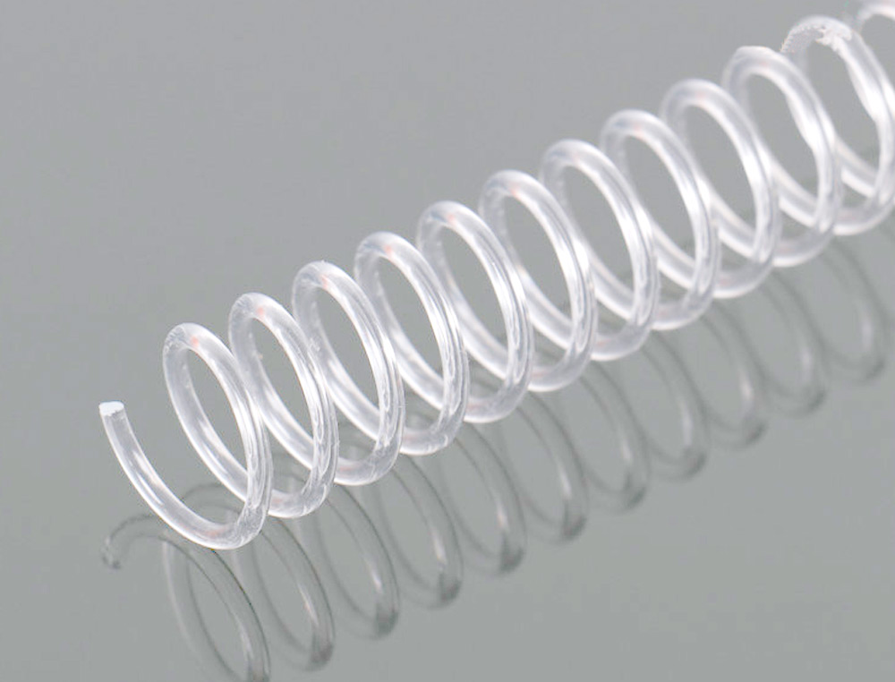 ESPIRAL Q-CONNECT DE PLASTICO TRANSPARENTE 32 5:1 16MM 2MM CAIXA DE 100 UNIDADES