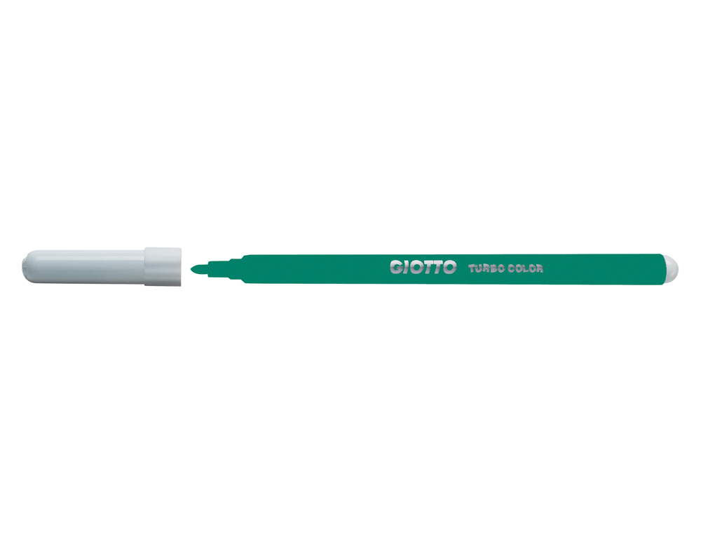 MARCADOR GIOTTO TURBO COLOR LAVAVEL COM PONTA BLOQUEADA UNICOLOR VERDE ESCURO