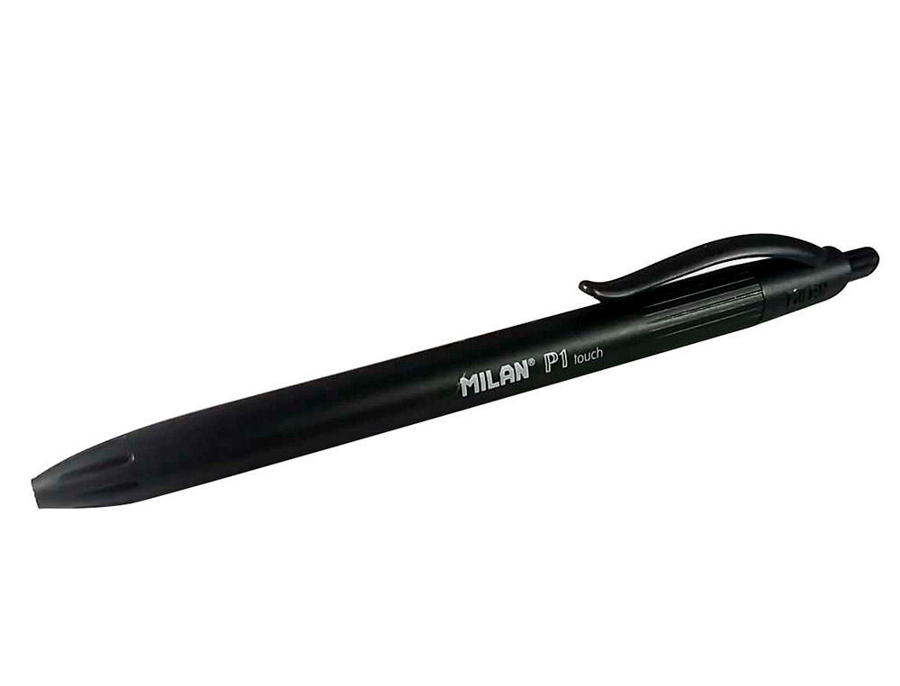 ESFEROGRAFICA MILAN P1 RETRATIL 1 MM TOUCH PRETO