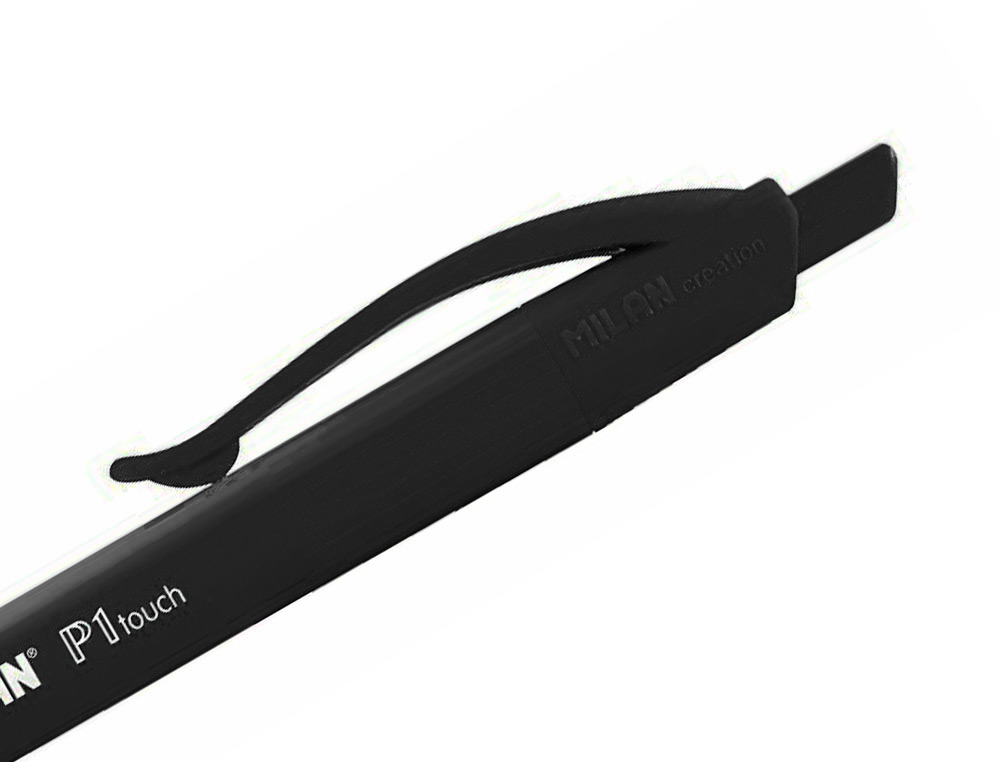 ESFEROGRAFICA MILAN P1 RETRATIL 1 MM TOUCH PRETO