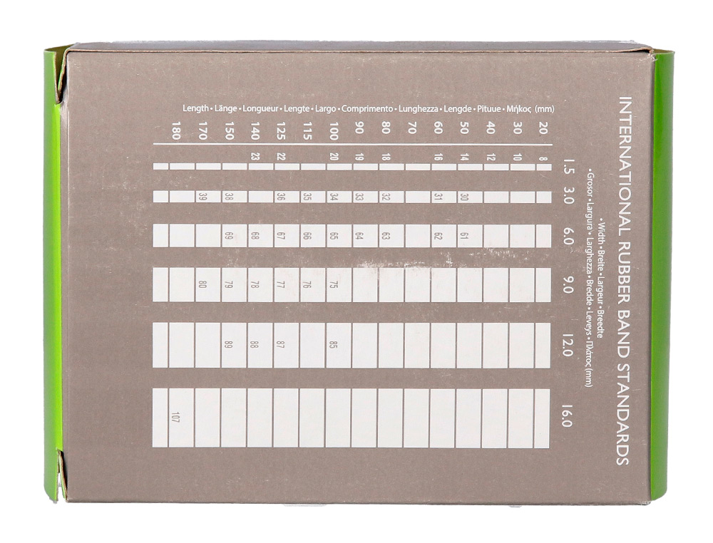 BANDAS ELASTICAS Q-CONNECT 100 GR 120 X 10 MM NUMERO 12