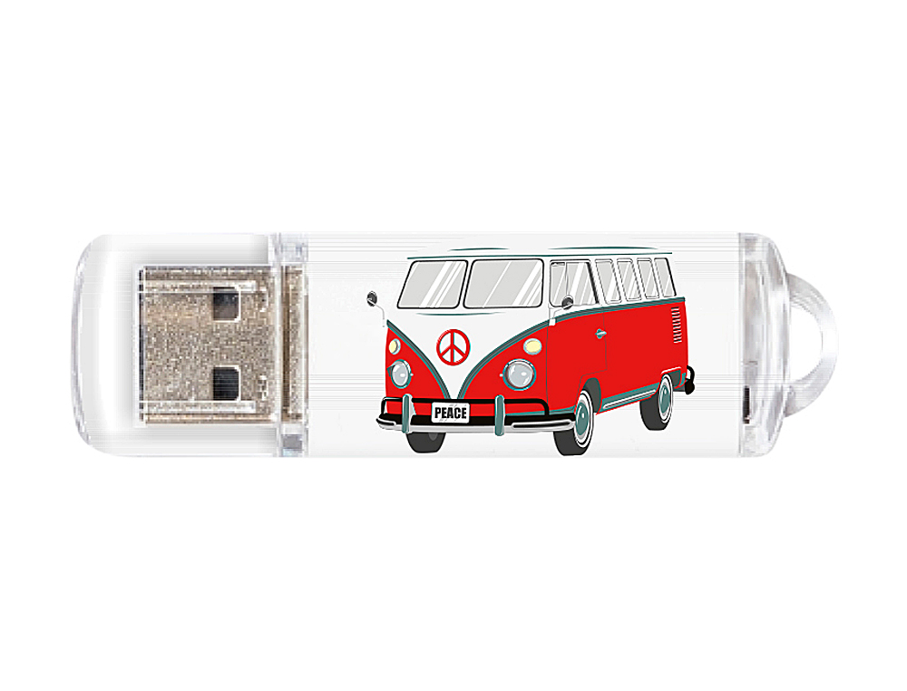 PEN DRIVE TECHONETECH FLASH DRIVE 16 GB 2.0 CAMPER VAN-VAN