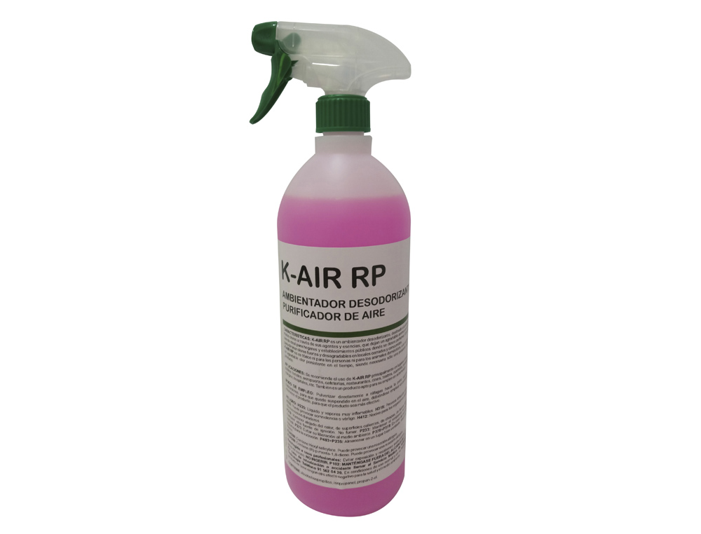 AMBIENTADOR SPRAY IKM K-AIR ODOR ROUPA LIMPA GARRAFA DE 1 LITRO