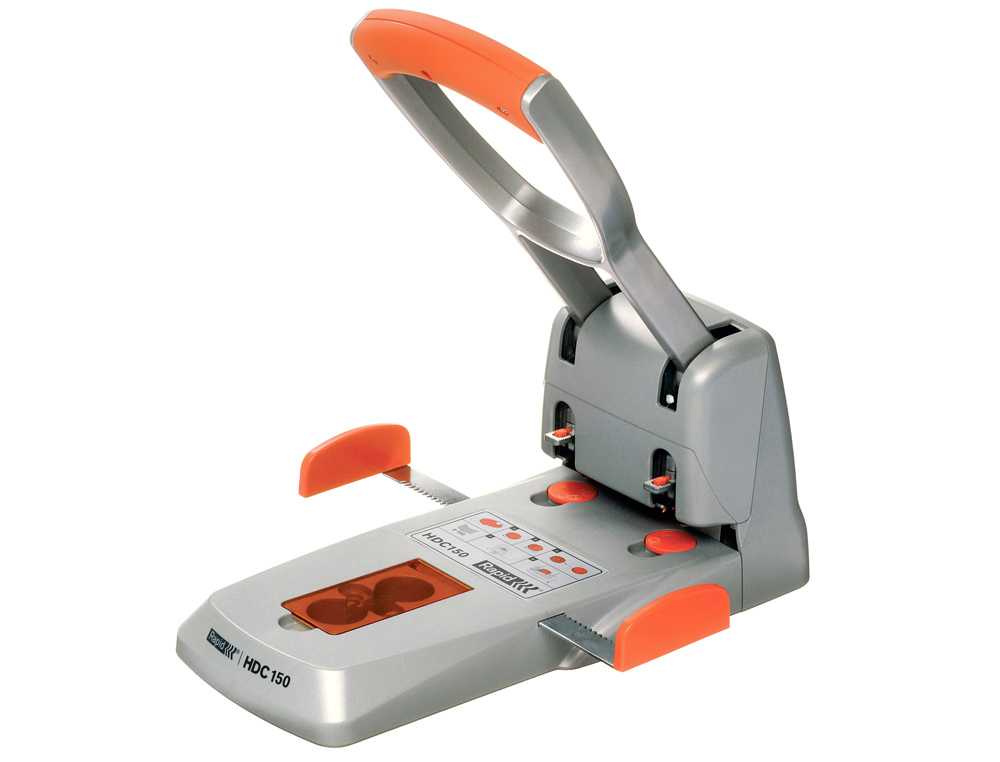 FURADOR RAPID HDC150 SUPREME METALICO/ABS PRATA/LARANJA CAPACIDADE 150 FOLHAS