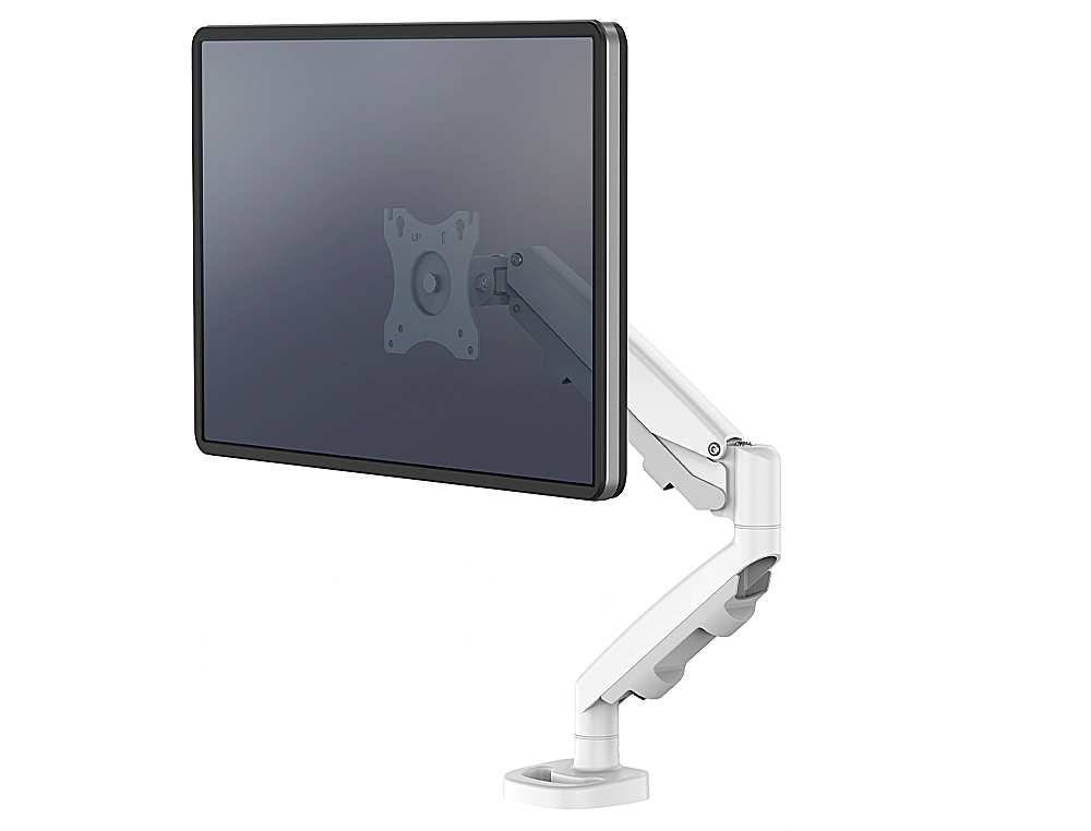 BRAO PARA MONITOR FELLOWES SERIE EPPA AJUSTAVEL ALTURA 1 VISOR NORMATIVA VESA ATE 10 KG BRANCO