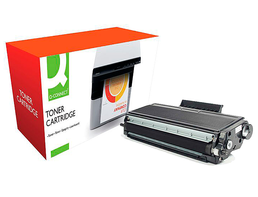 TONER COMPATIVEL Q-CONNECT BROTHER TN3480 HL-L5000 / L5100 / L5200 / L6300 / L6400 PRETO 8000 PAGINAS