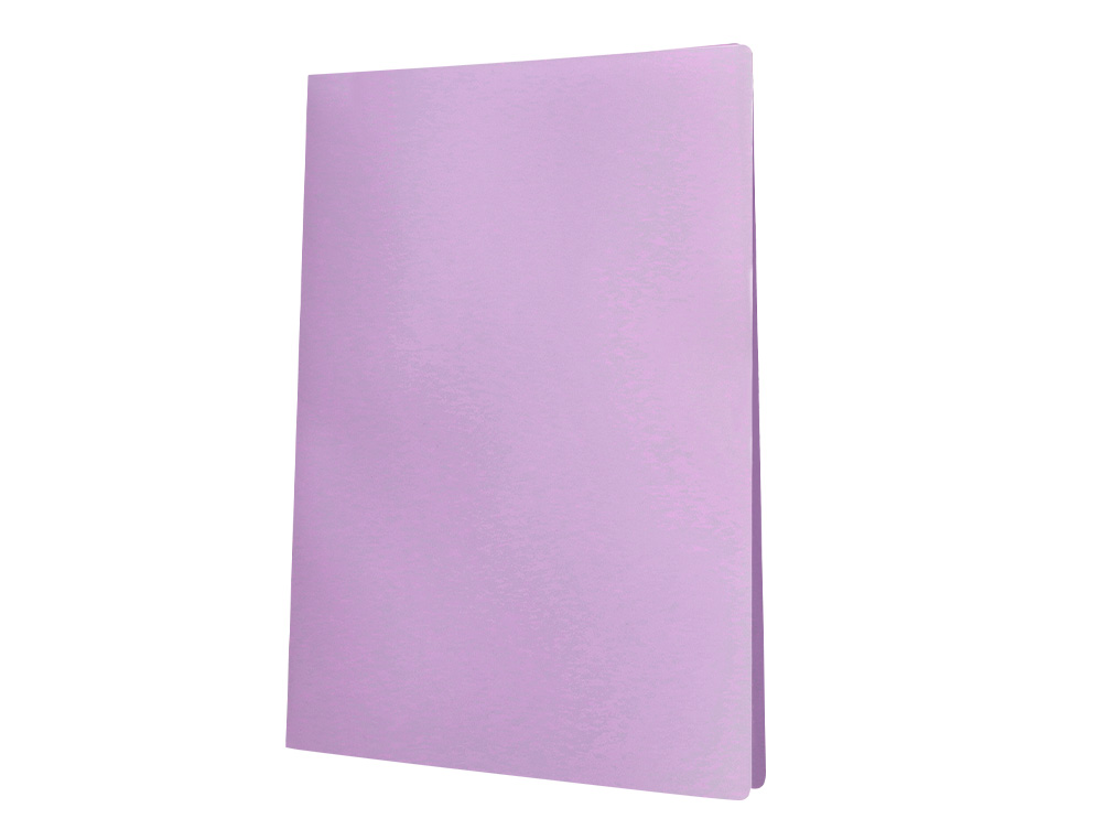 CAPA CATALOGO LIDERPAPEL 80 BOLSAS POLIPROPILENO DIN A4 LAVANDA OPACO