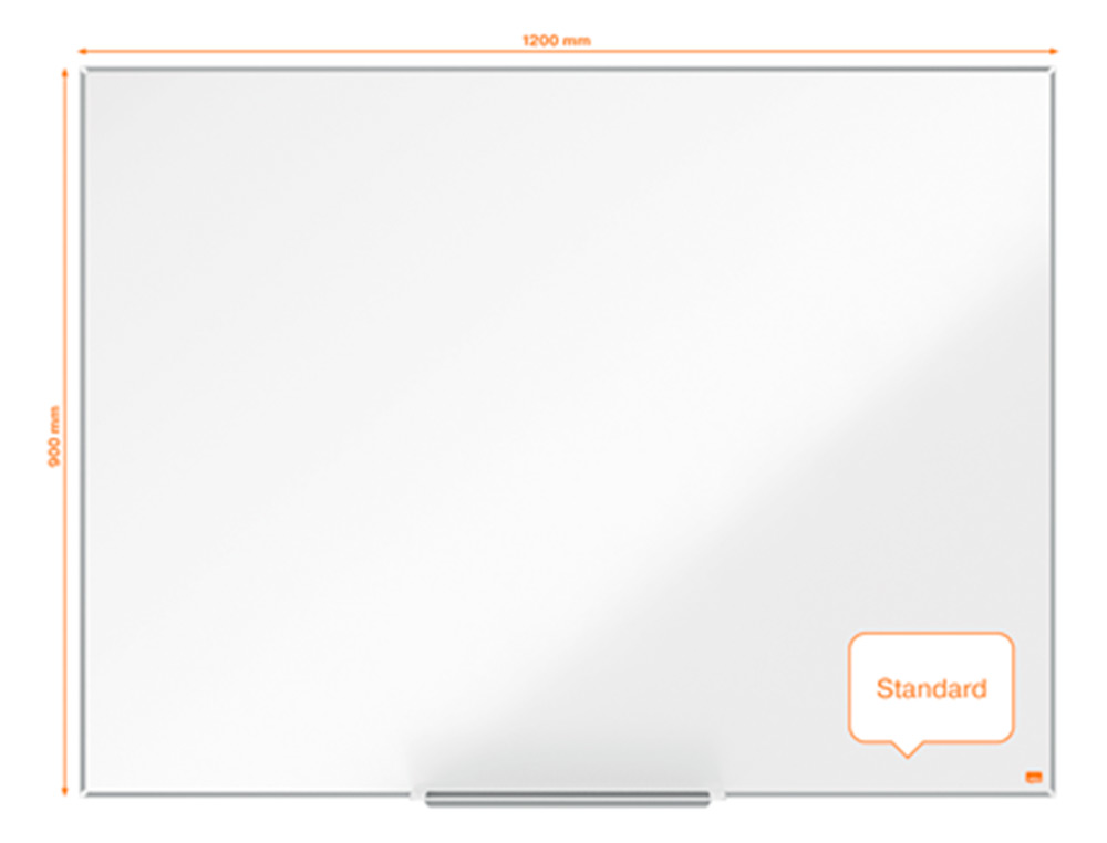 QUADRO BRANCO NOBO NANO CLEAN IP PRO LACADO MAGNETICO 1200X900 MM
