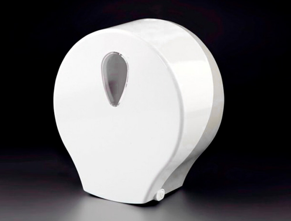 DISPENSADOR PAPEL HIGIENICO DAHI JAVEA JUMBO ABS COR BRANCO 326X304X125 MM