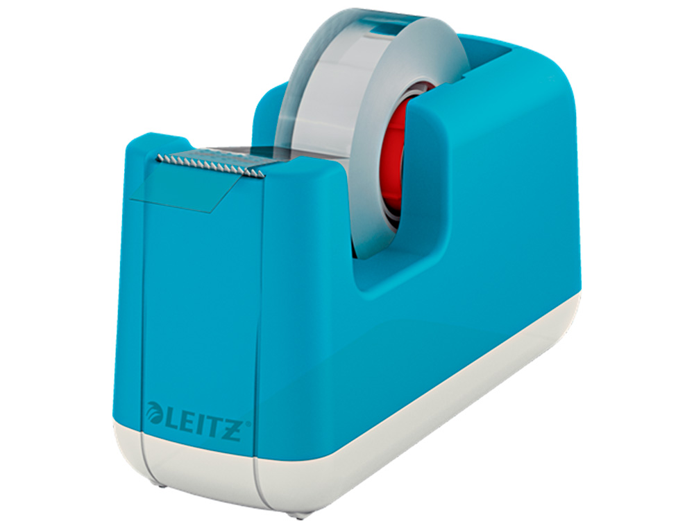 DESENROLADOR DE SECRETARIA LEITZ COSY EM PLASTICO PARA FITAS 33 MT AZUL